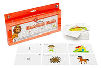 Sight word giant flash cards set with word picture cards in box