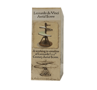 Aerial Screw miniature in retail box with vintage blueprint-style model illustration.