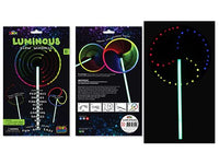 Glowstick set with windmill design packaging and glowing 20 cm stick