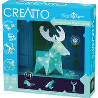CREATTO Magical Moose & Forest Friends light-up craft kit box with moose icon