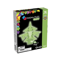 MAGNA-TILES Glow 16-piece set box with LED star design
