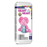 MAGNA-TILES microMAGS Heart to Heart 26-piece travel set in retail package