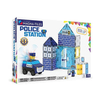 Magna-Tiles Police Station magnetic construction set in retail box, 35 pieces