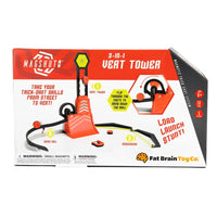 Magshuto Vert Tower 3-in-1 toy set box back with feature icons