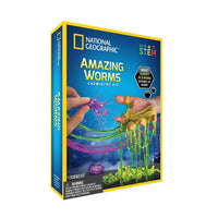 National Geographic Amazing Worms chemistry kit box with colorful worm slime artwork