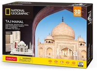Taj Mahal 3D puzzle box, National Geographic India, 87 pieces