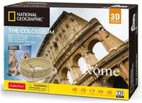 National Geographic 3D puzzle box featuring The Colosseum and Rome artwork