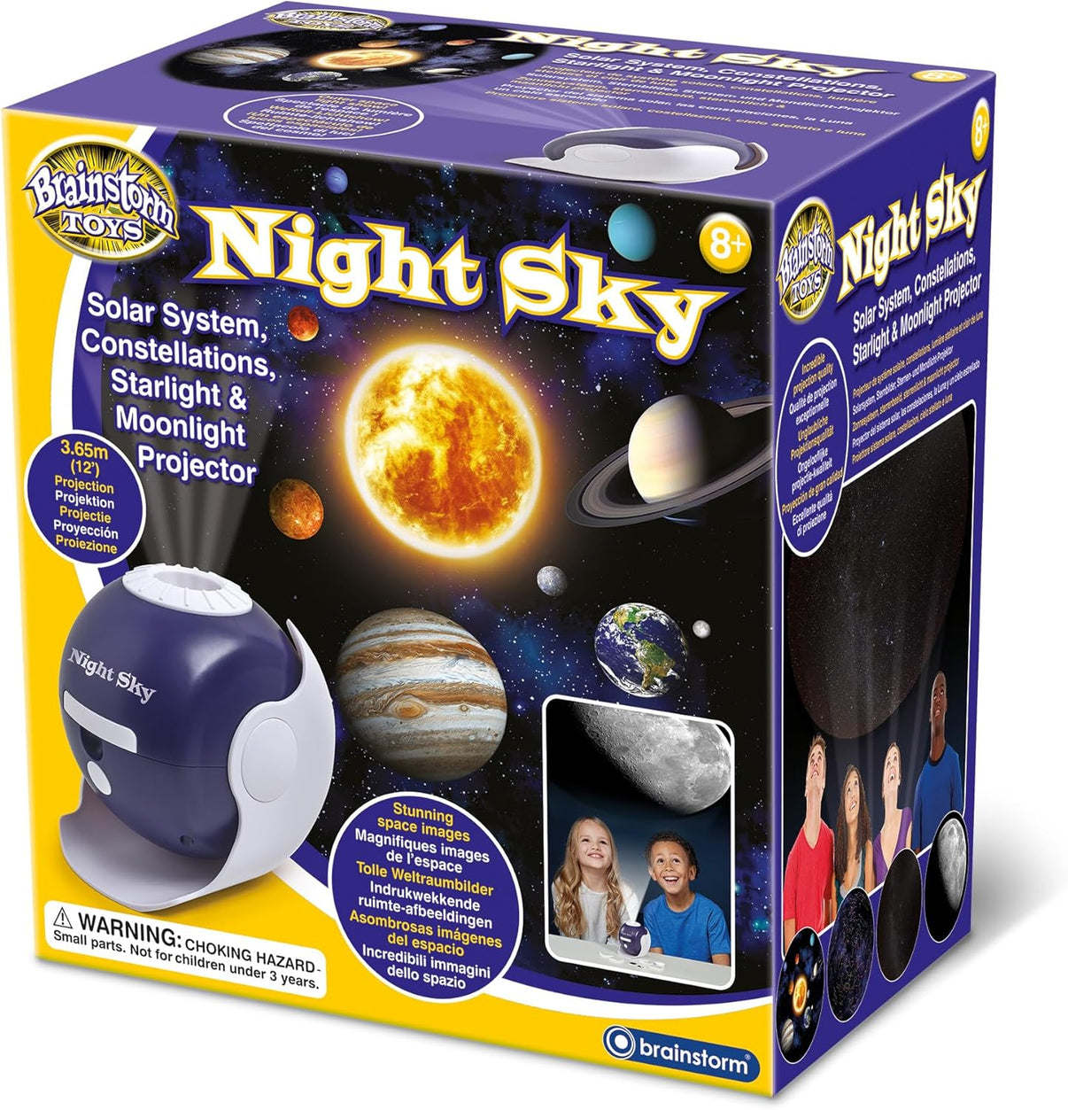 Night Sky Solar System projector retail box by Brainstorm Toys