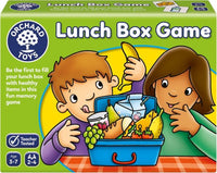 Orchard Toys Lunch Box Game box with illustrated lunchbox and food items