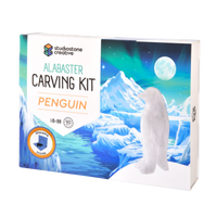 Stone Carving Kit -- Penguin