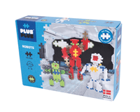 Building block robot set box with pixel robots, 170 pieces
