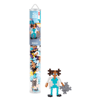Medical hero building brick tube with assorted small parts, 100 pcs