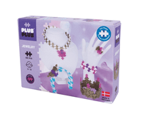 Bead jewelry set box with multicolor necklace and bracelet designs, 220 pieces