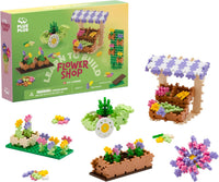Flower Shop building set box with colorful interlocking block model pieces