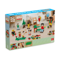 Plus-Plus People of the World building set box with colorful figures and parts