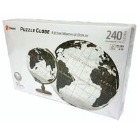 9-inch Pintoo marble earth globe jigsaw puzzle in box with stand graphic