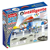 Quercetti Skyrail League marble run set box with track and 166 pieces