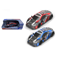 1:18 RC rally car set, two race cars and accessory box