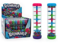 Large Rainmaker noise tube with multicolor bars and ball-filled clear cylinder