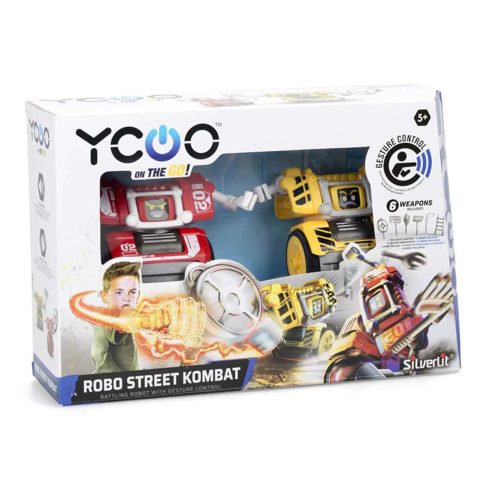Silverlit Robo Street Kombat twin pack toy robots in retail box