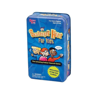 Briarpatch Scavenger Hunt for Kids blue tin, indoor search game