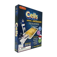 ScienceWiz Cells under a Microscope kit box, front with microscope illustration and title