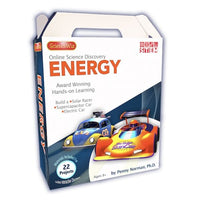 ScienceWiz energy online science discovery kit box with projects and car graphic