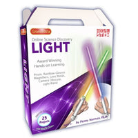 ScienceWiz Online Science Discovery Light kit box with light prism graphics
