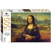 Mindbogglers 500 Piece Gold Puzzle Mona Lisa