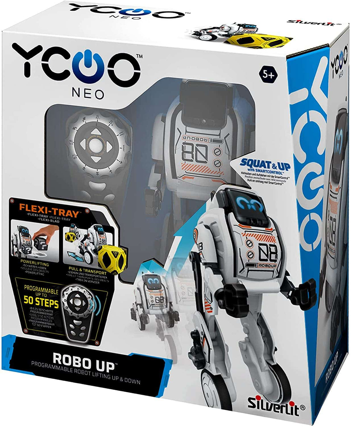 Silverlit YCOO Neo Robo Up programmable robot boxed kit with remote and 5+ age mark