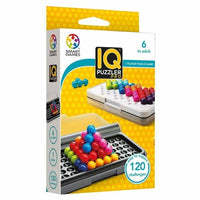 IQ Puzzler Pro puzzle game package showing 120 challenges