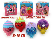 Ice Cream Beadeez collectible mystery box showing four squishy character designs