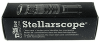 Stellarscope branded product box with large logo and decorative text