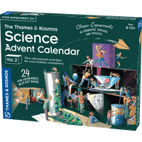 Science advent calendar kit box front showing 24 fun experiments in vol. 2