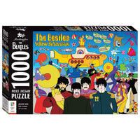 1000-piece jigsaw puzzle box with Yellow Submarine artwork