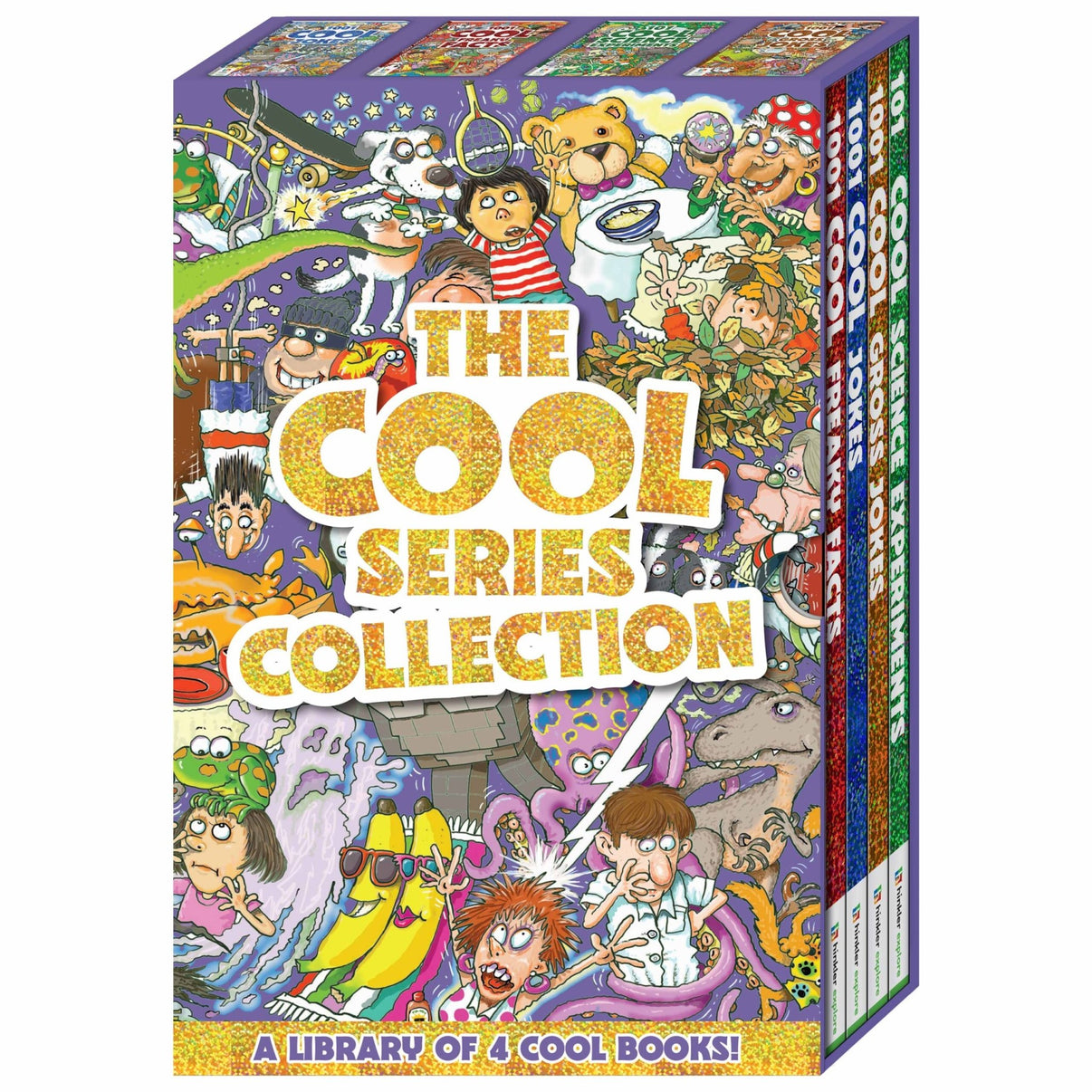 Colorful Cool Series Collection book box set with illustrated front panel