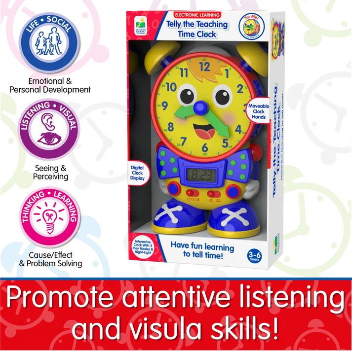 The Learning Journey Telly the Teaching Time Clock | Curiouskidzz