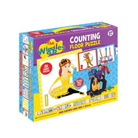 The Wiggles® counting floor puzzle box with colorful number scenes and 26 pieces
