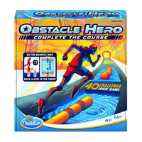 Obstacle Hero complete the course board game box with hero artwork and 40 challenges