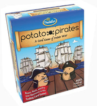 Potato Pirates board game box with pirate potato characters and card game title