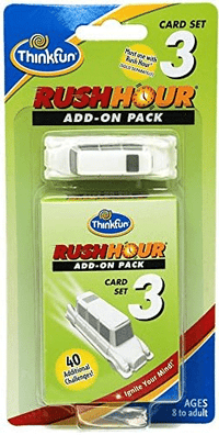Rush Hour add-on pack set 3 card pack in blister with white vehicle