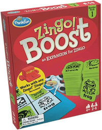 Thinkfun Zingo! Booster Pack game box with card stack