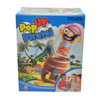 Pop-Up Pirate action game toy in blue retail box