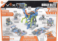 VEX Build Blitz robot build kit box, 800-piece STEM construction set