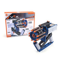 Robotics gatling motorized build kit with blue frame and clear barrel drum