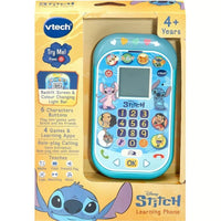 VTech Stitch learning phone toy with colorful keypad and screen on retail box