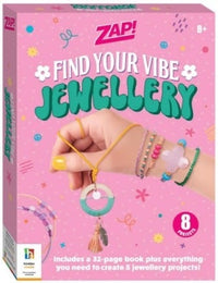 Find Your Vibe Jewellery kit box with beaded bracelets and 8+ age label