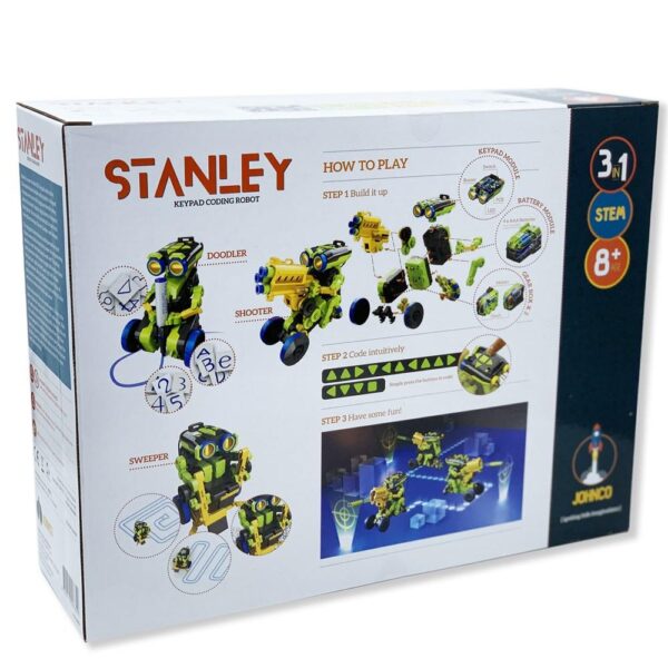 Johnco – Stanley: 3-in-1 Keypad Coding Robot