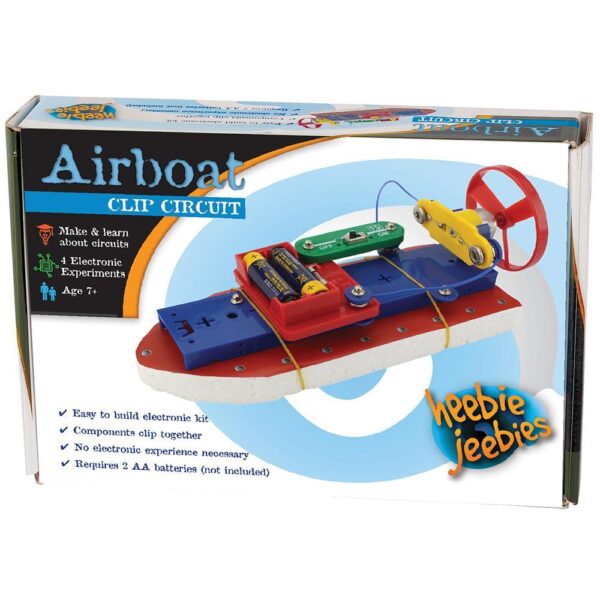 Clip Circuit Small Airboat | Electronic Boat Kit