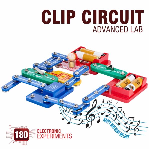 Clip Circuit | Advanced Lab | 180 Electronic Experiments Kit